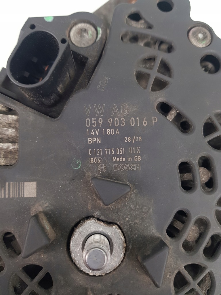 фото №6, Audi q7 4l 3.0 tdi генератор 059903016p оригинал