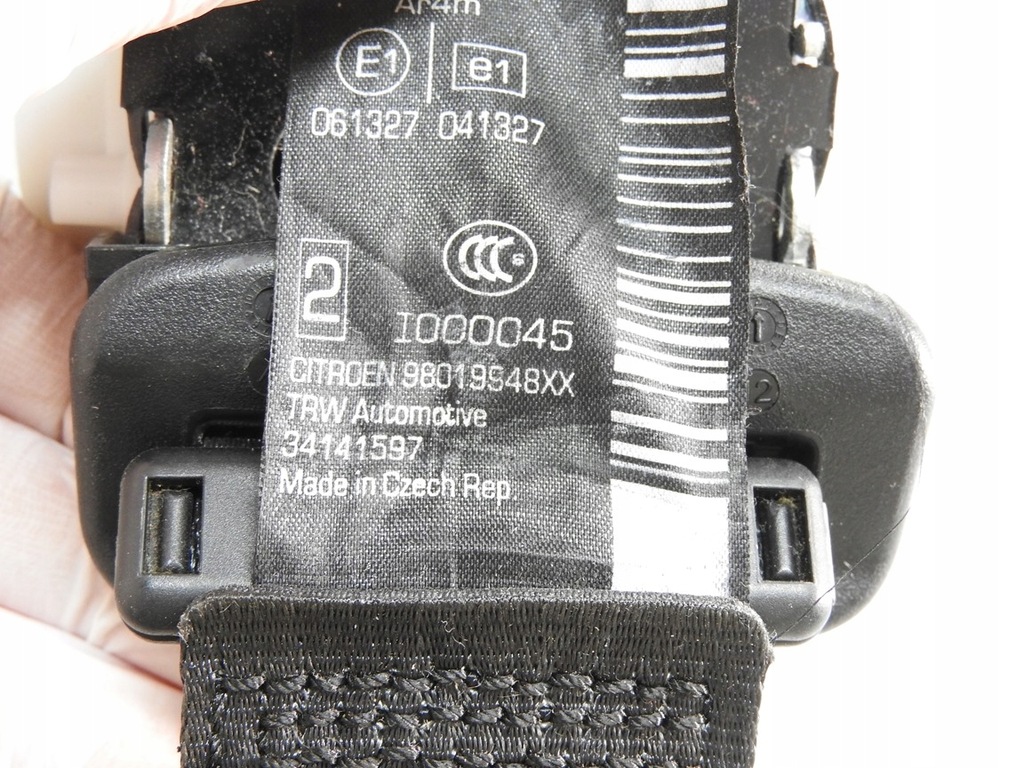 фото №8, Citroen ds3 09-14 pas безопасности правый задняя 98019948xx