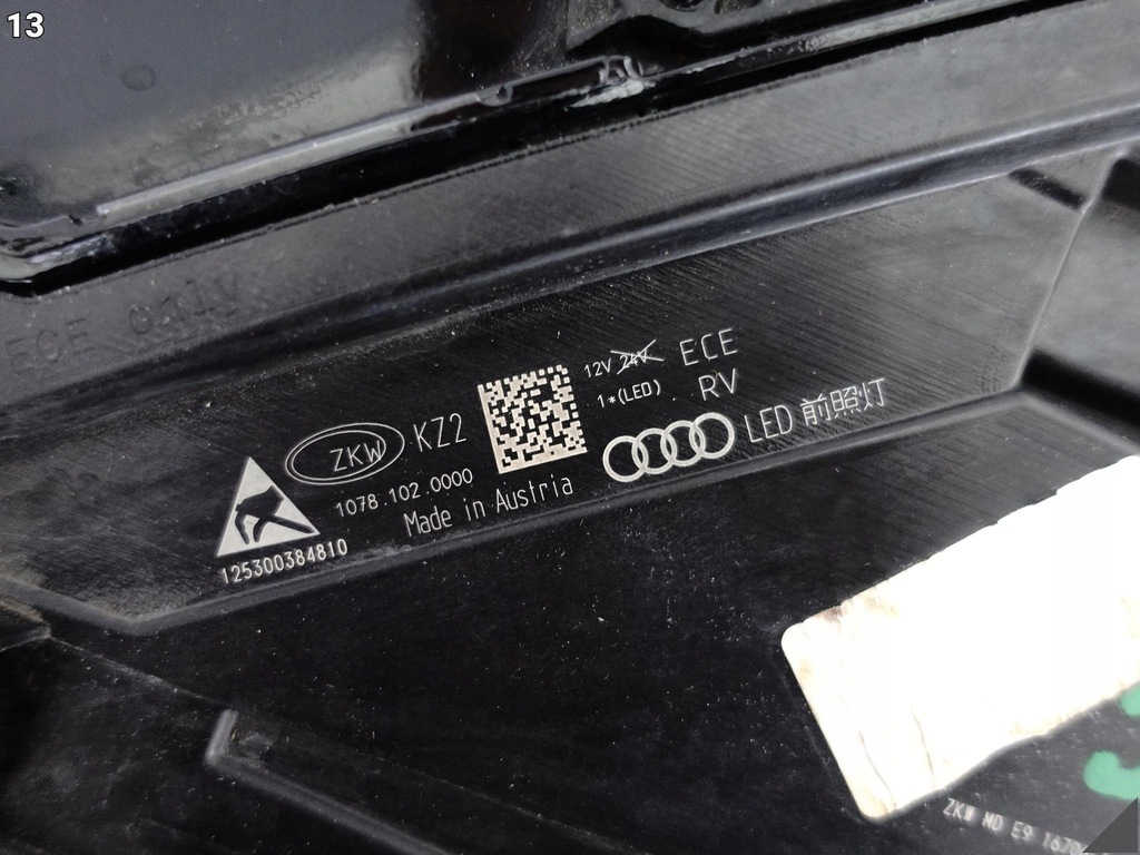 фото №14, Audi q8 sq8 4m8 18-22 лампа фара full led права перед europa + модуль