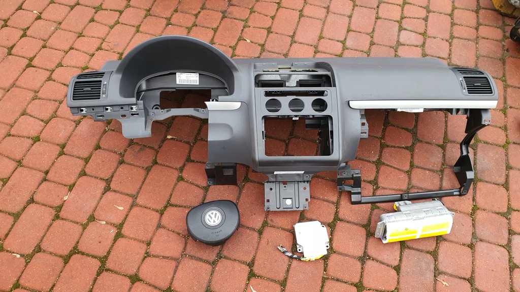 фото №1, Приборная панель консоль подушки безопасности vw touran i