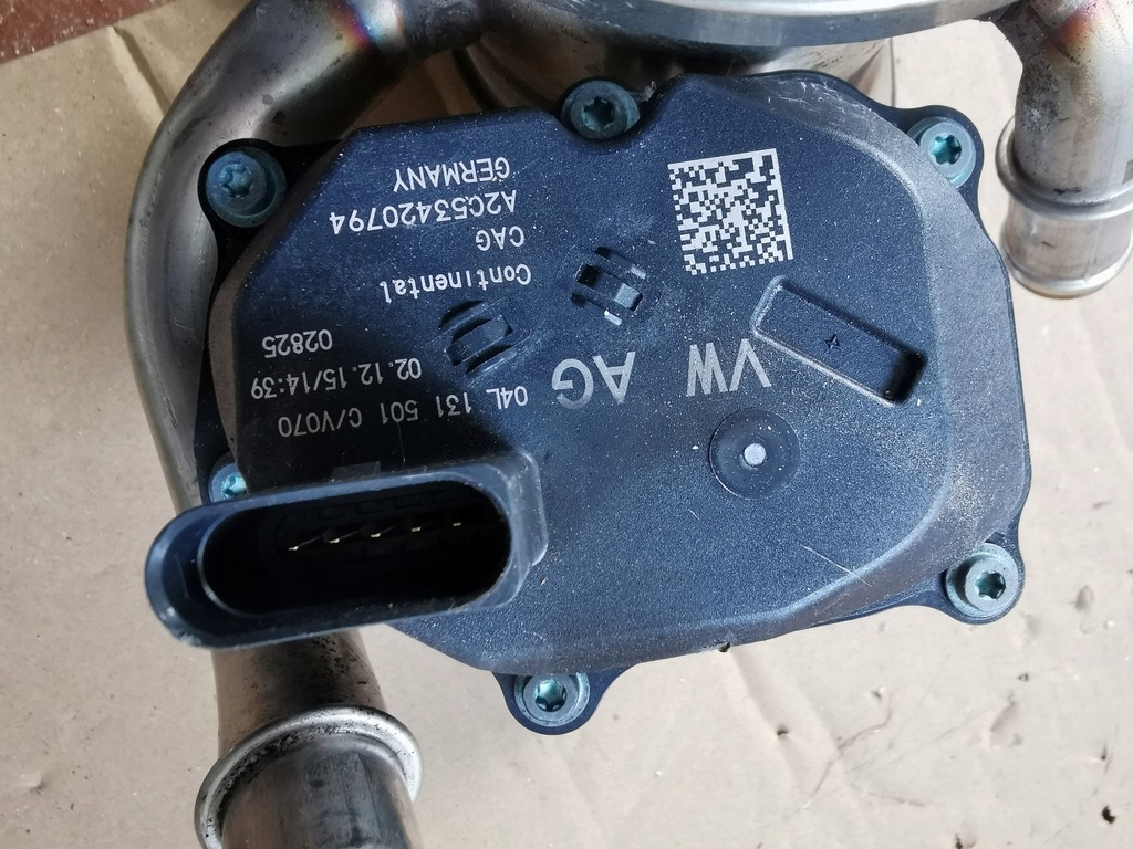 фото №5, Клапан egr радиатор выхлопных газов passat b7 b8 04l131501c