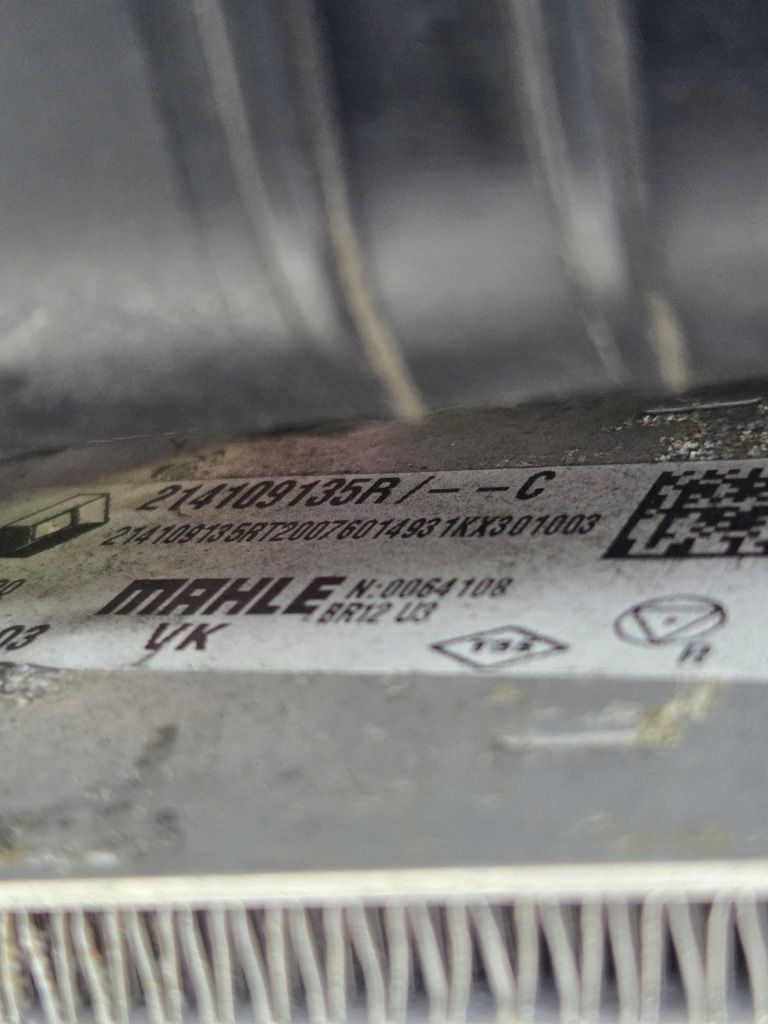 фото №15, Комплект радіатор renault clio v captur ii 1.5 blue dci 214109135r 19-