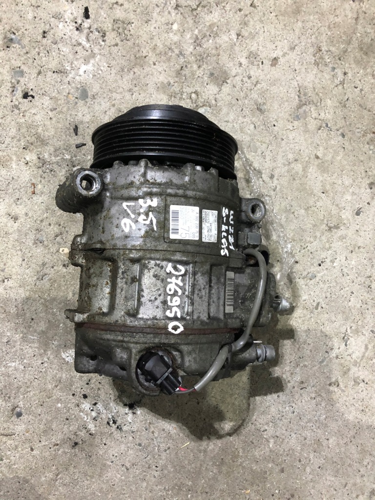 фото №1, Mercedes s klasa w221 3.5 v6 компрессор кондиционер