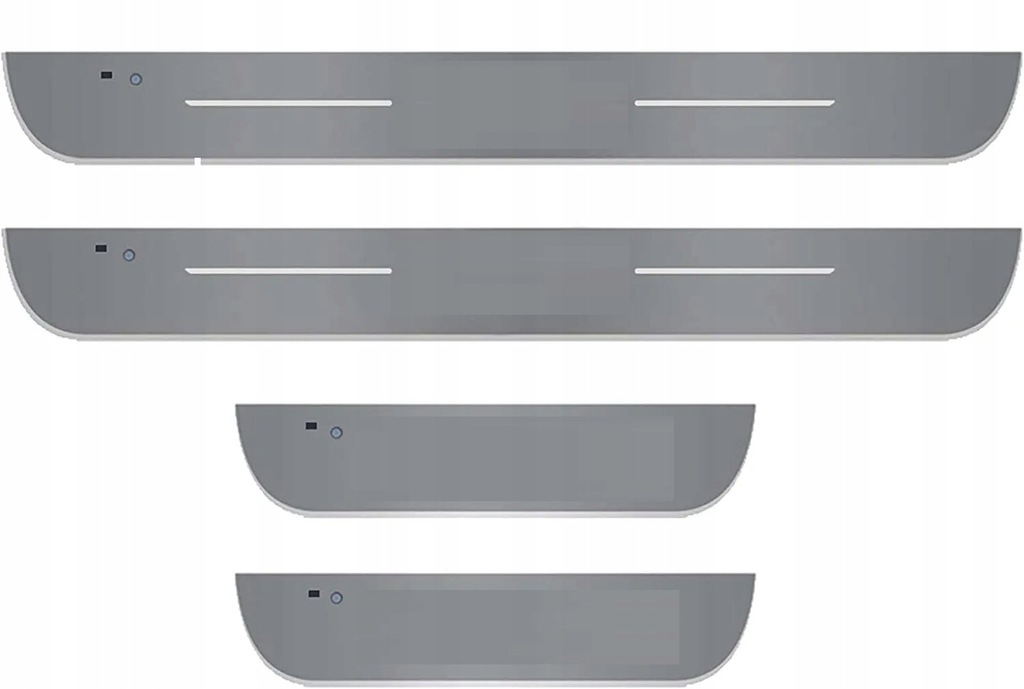 фото №1, Накладки пороговые led do автомобиля bmw молдинг na порог usb