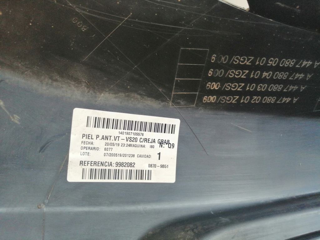 Mercedes vito a447 бампер перед Оригинал