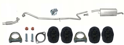 фото №1, Ford fusion 1.4 tdci 2002-0/00 гаситель комплект