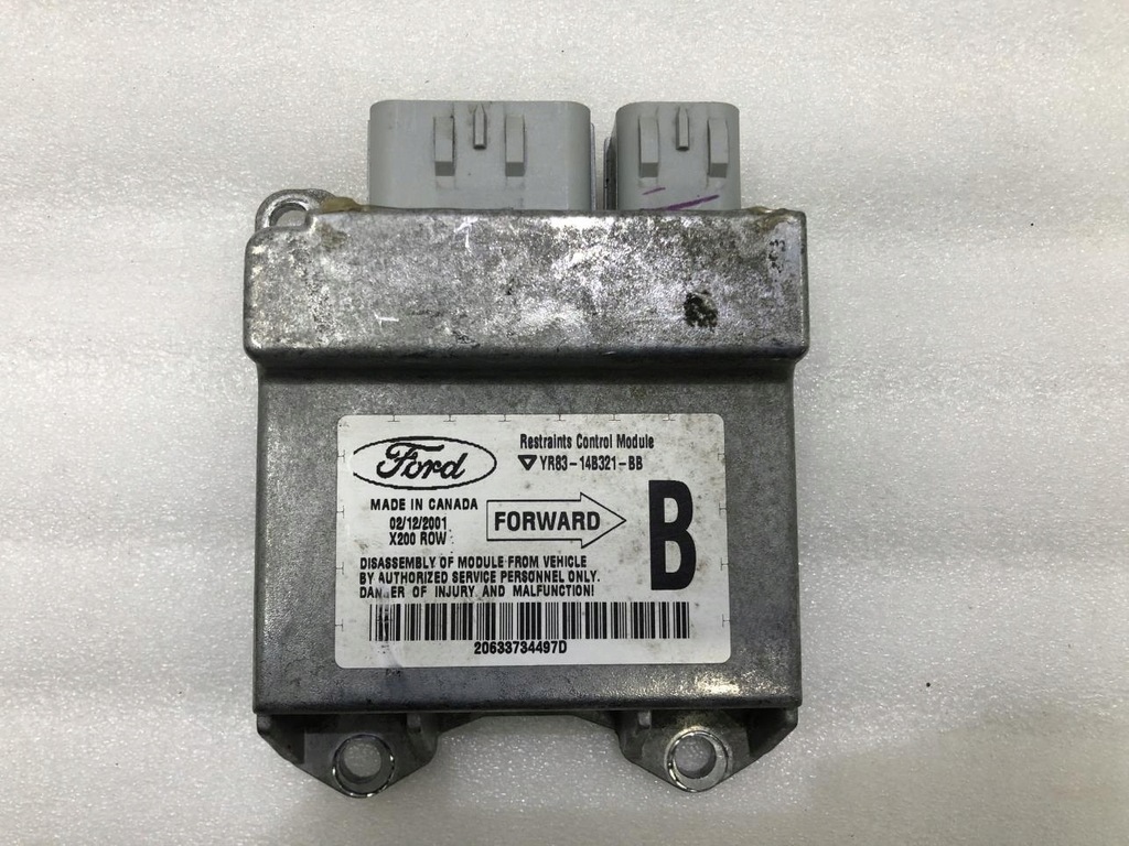 фото №1, Модуль датчик подушка безопасности yr83-14b321-bb jaguar s-type