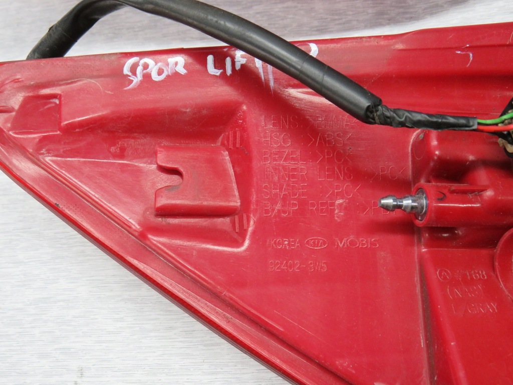 фото №10, Kia sportage iii lift лампа задняя задняя кузовная правая