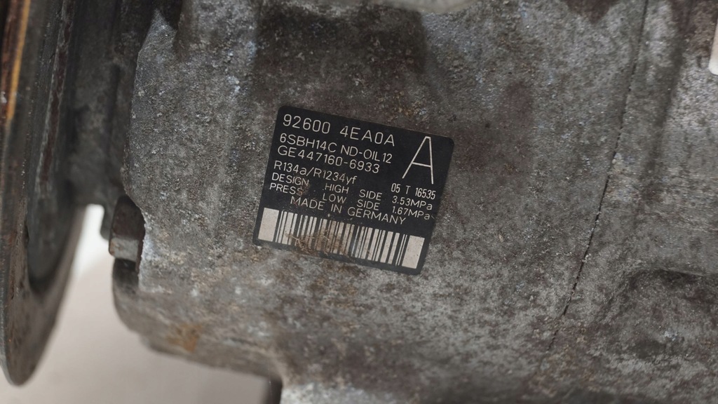 фото №5, Компресор кондиціонера nissan renault 1.5 dci 92600-4ea0a