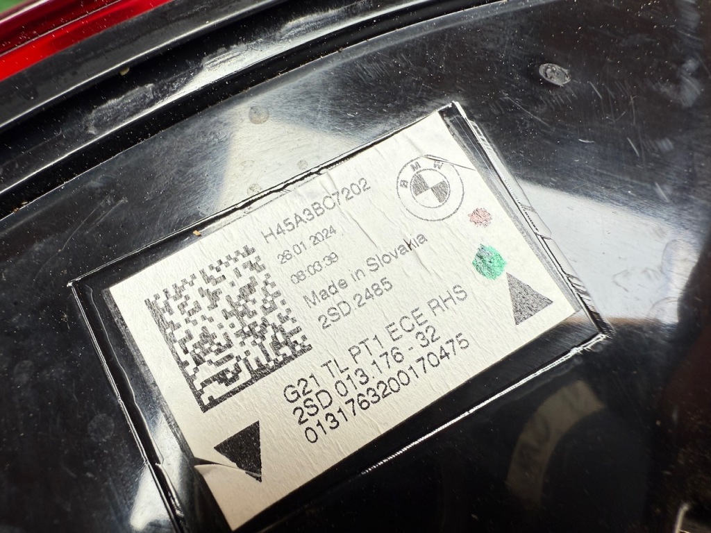 фото №8, Крышка багажника задняя задняя лампы бампер do bmw 3 g21 lci lift c68