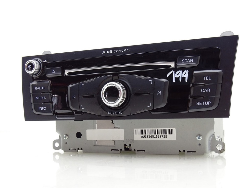 фото №1, Радіо радіопрогравач cd audi concert a5 8t lift