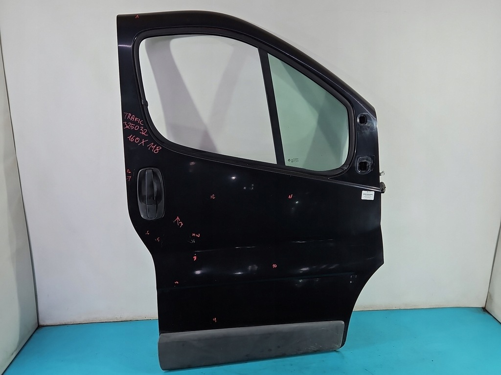 фото №2, Дверь перед правое renault trafic ii 01-06 чёрный