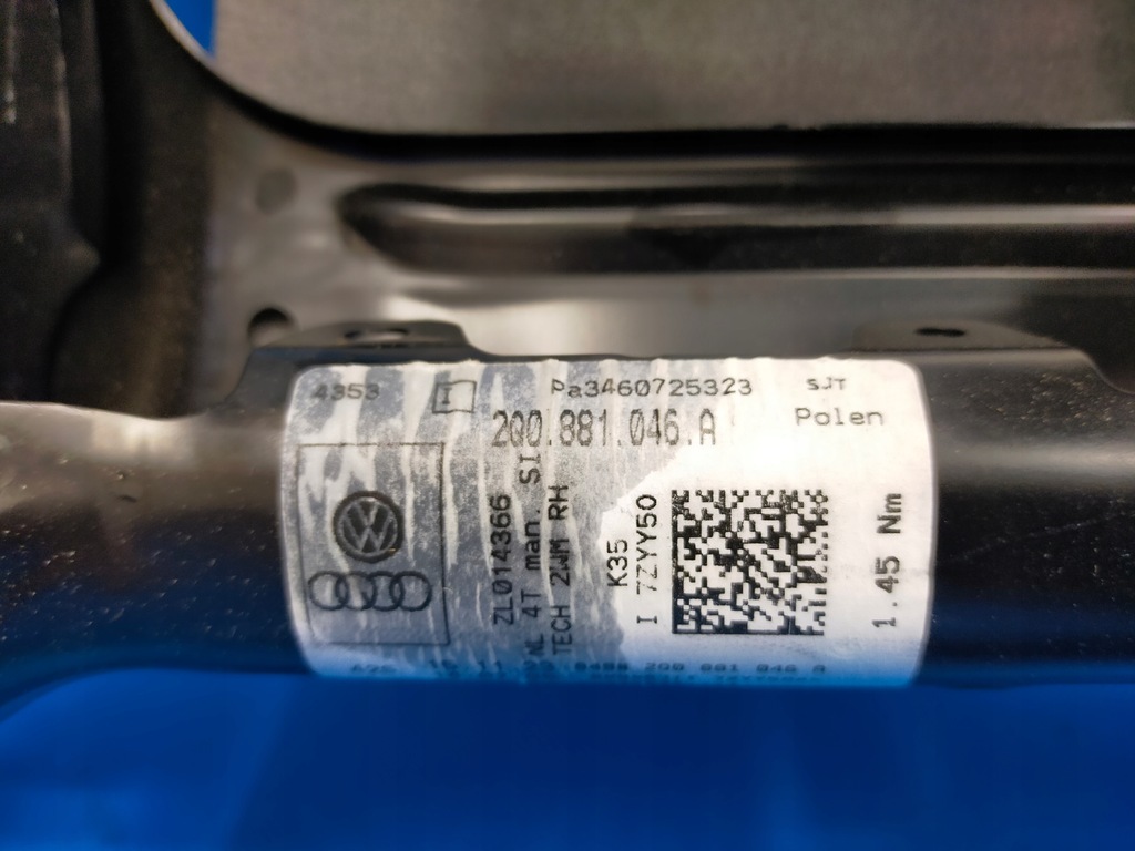 фото №11, Skoda kamiq 2023 r 1.5 tsi 110kw каркас спинка сидіння правий 2q0881046a