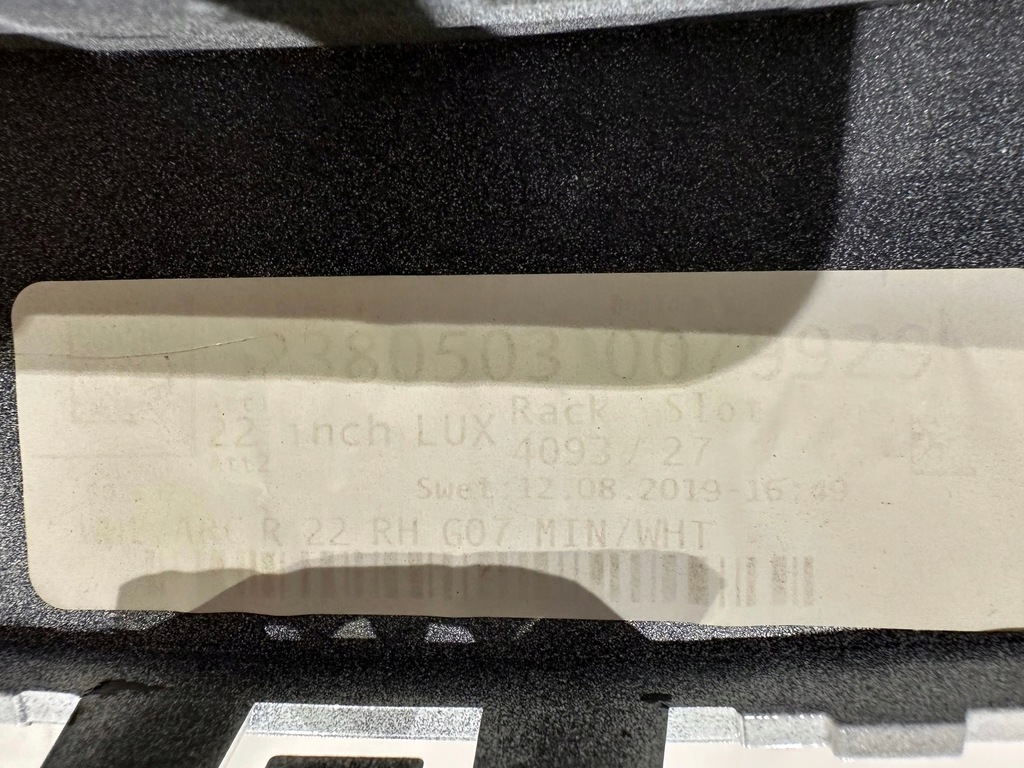 фото №8, Bmw x7 расширитель крыла молдинг rh 51117493022