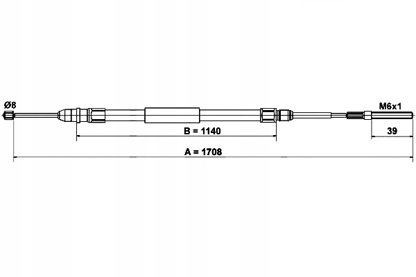 Ate 24.3727-0223.2 cięgło, гальмо стояночний Ціна
