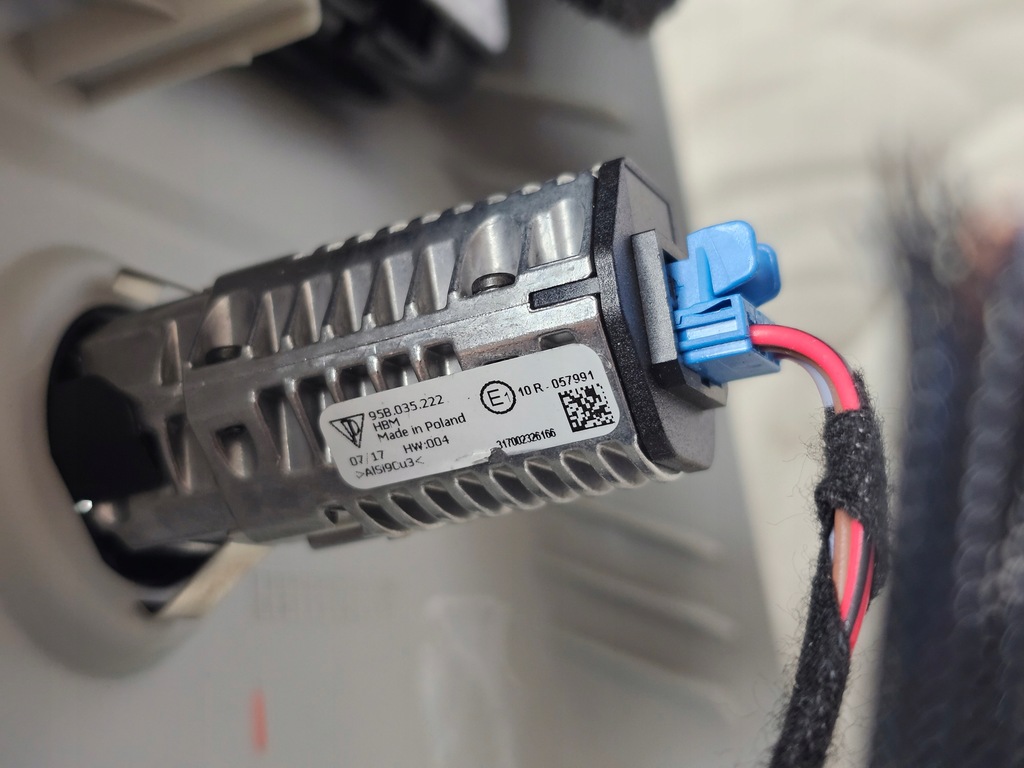 фото №11, Решітка обдув впуск тунель задня usb port захист porsche macan 95b864378d