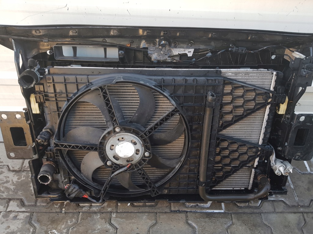 фото №5, Skoda fabia ii lift 1.6 tdi pas передній радіатор вентилятор