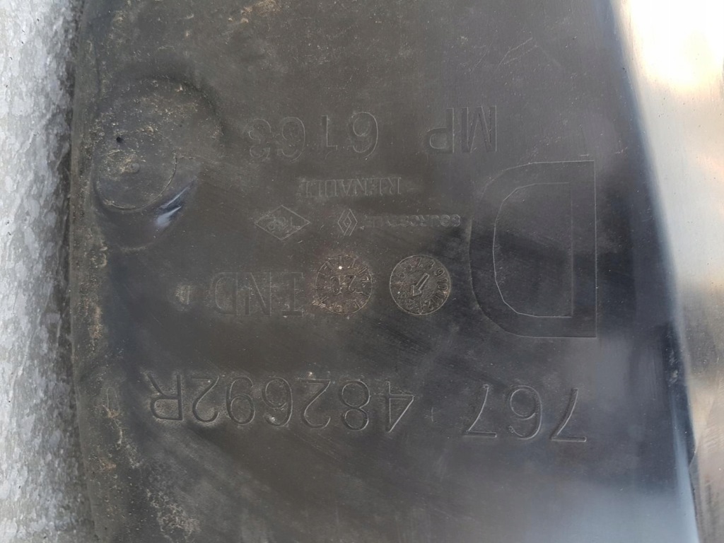 фото №3, Подкрылок правый задняя renault kangoo ii 767482692r