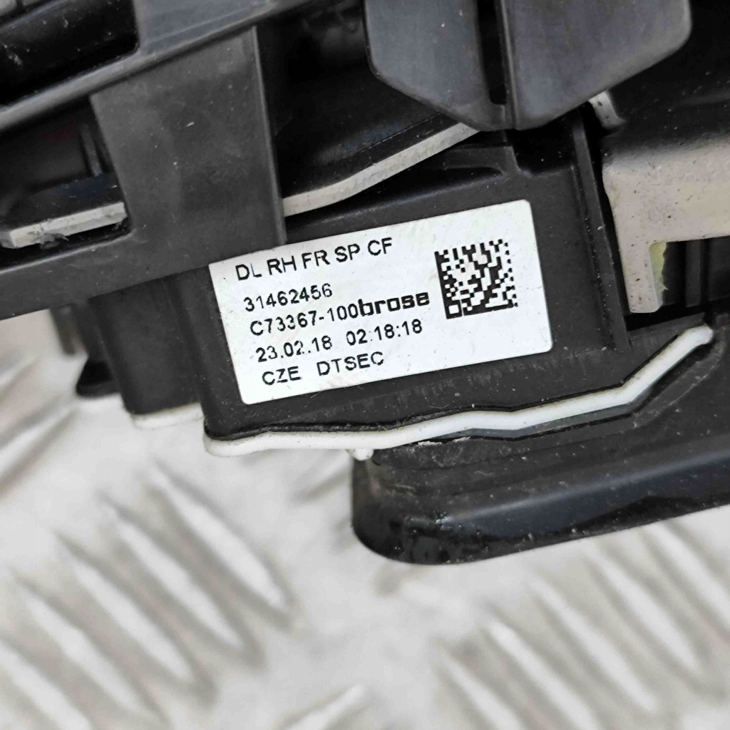 фото №8, Замок правих передніх двері volvo xc60 ii 246 31462456 29042116 2.0l