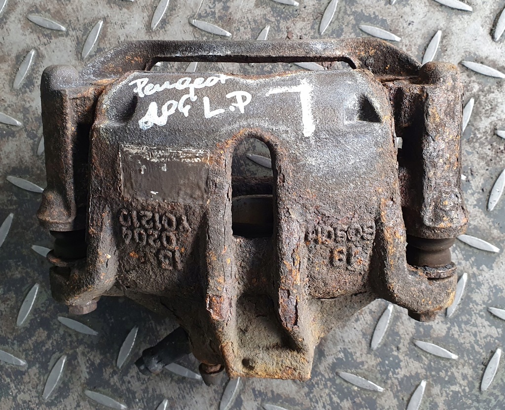 фото №1, Супорт гальмівний лівий перед peugeot 206 1.4