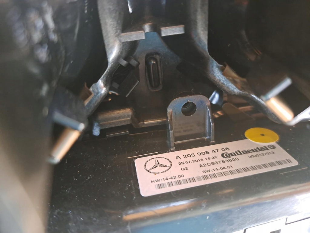 фото №4, Mercedes w205 панель средний радио обдув механическая коробка передач