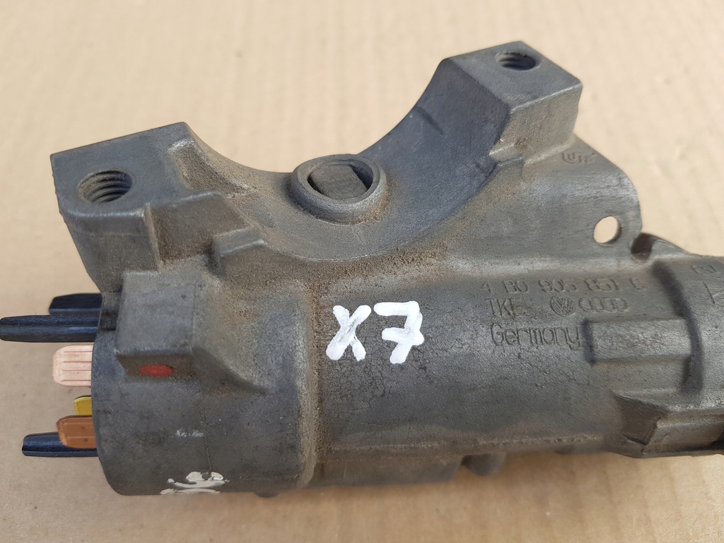 фото №15, Замок зажигания + ключ audi a4 b6 / a6 c5 / a3 8l / tt 8n 4b0905851c sprawdzona