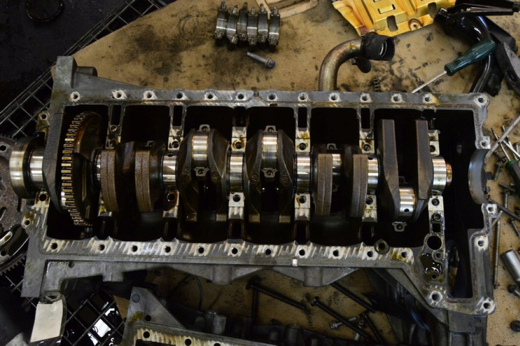 фото №14, Блок dół двигателя wał n52b25 bmw e90 e91 2.5i 218 km 04-10