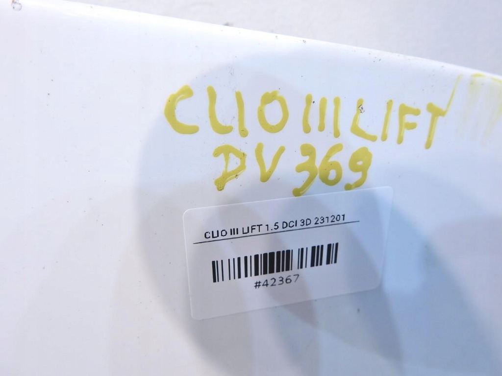 фото №2, Капот dv369 renault clio iii lift