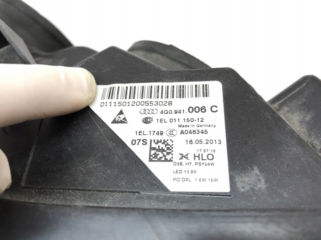 фото №14, Audi a6 c7 4g 11-14 4g0941006c лампа перед bi ксенон led оригінал europa