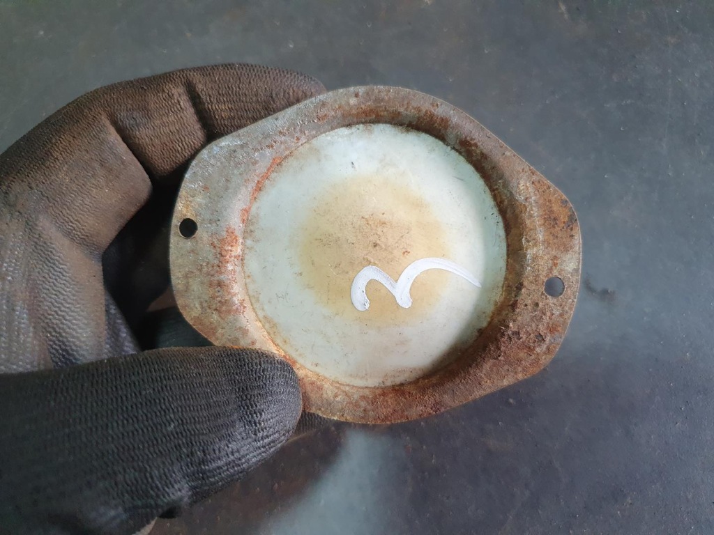 фото №6, Отражатель белый żuk nysa warszawa сирена fiat ursus прицеп prl металлический