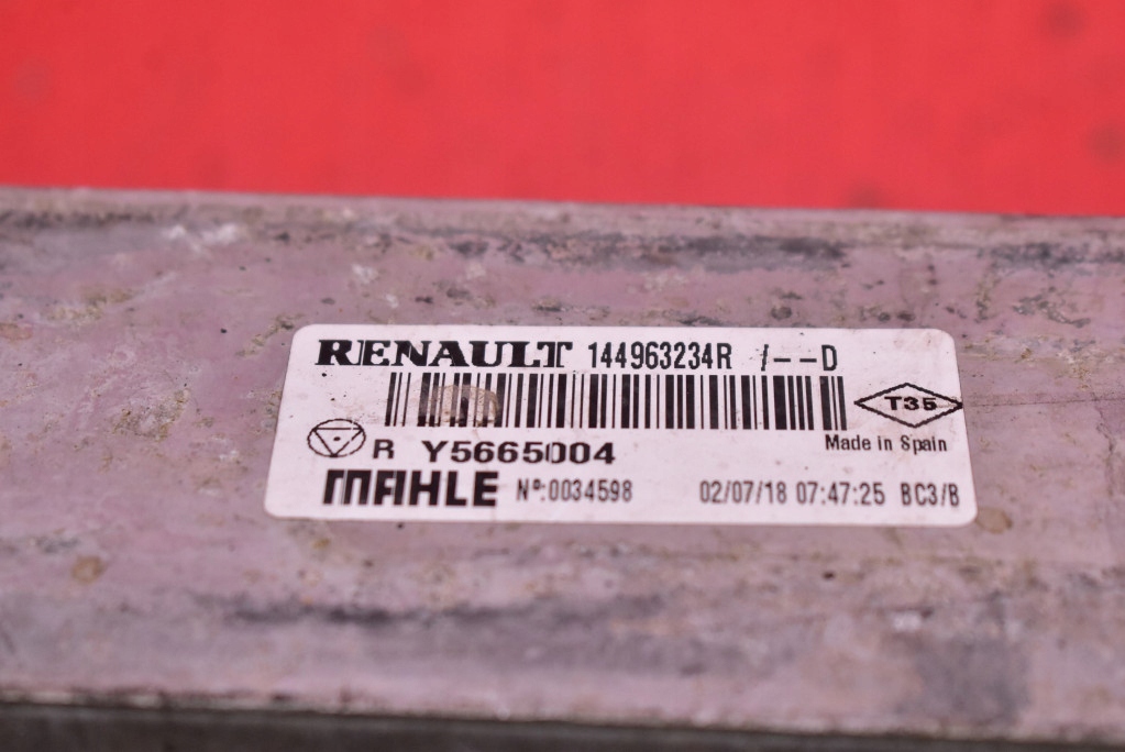 Радиатор интеркулер 144963234r renault kangoo 2 2 1.5 dci 13-21 Цена