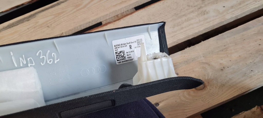 фото №13, Sq8 4m rsq8 q8 захист стійка скло права sline czarna стельовий 4m8867234b