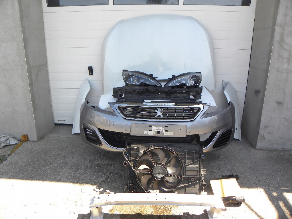 фото №1, Peugeot 308 gt бампер лампи full-led,maska