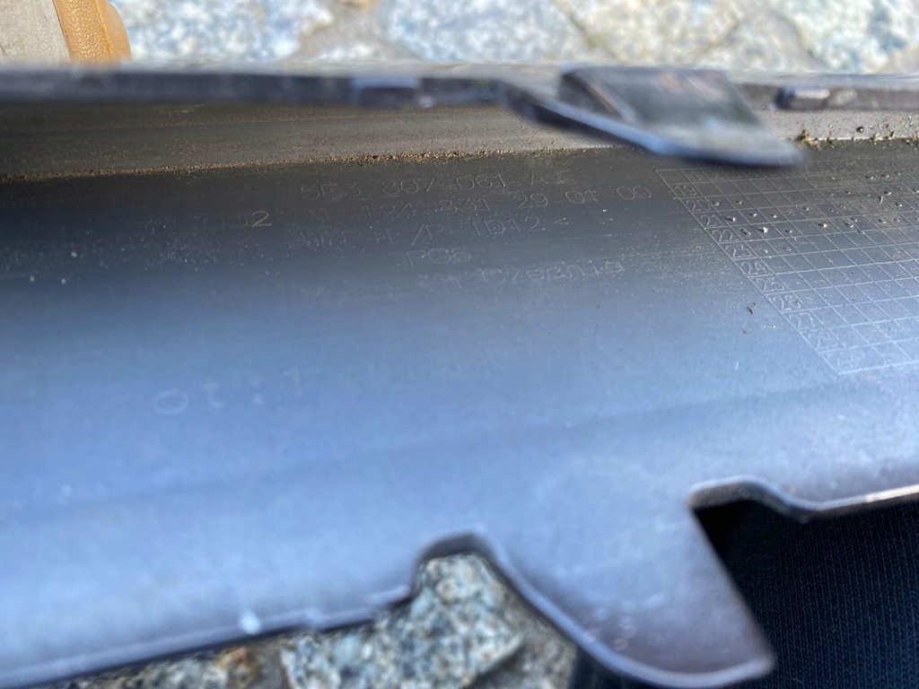 фото №10, Skoda octavia iv rs 5e3 спойлер накладка перед 5e3807061a оригинал