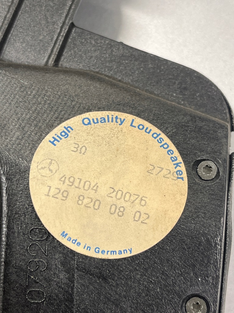 фото №7, Mercedes r129 sl 500 динамік динаміки 1298200802 1298200702