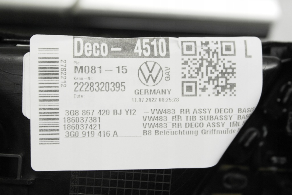 фото №7, Vw arteon lift накладки декоры ambiente комплект drewno