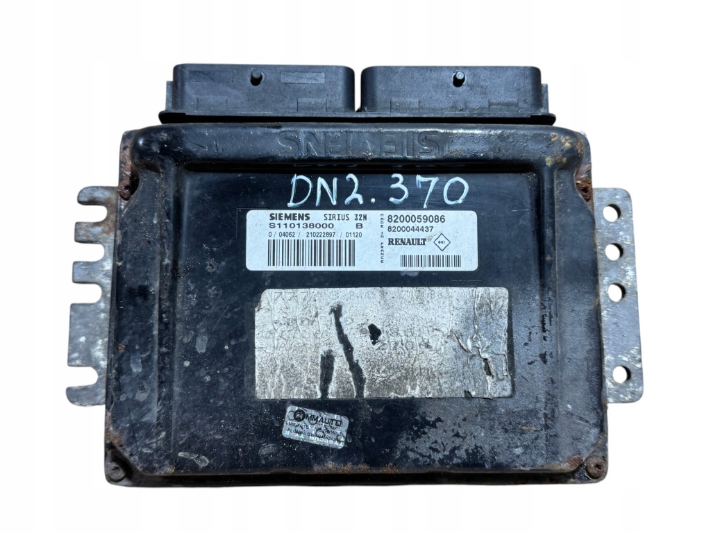 фото №1, Бортовой компьютер блок управления двигателя renault clio ii scenic i thalia i 8200059086