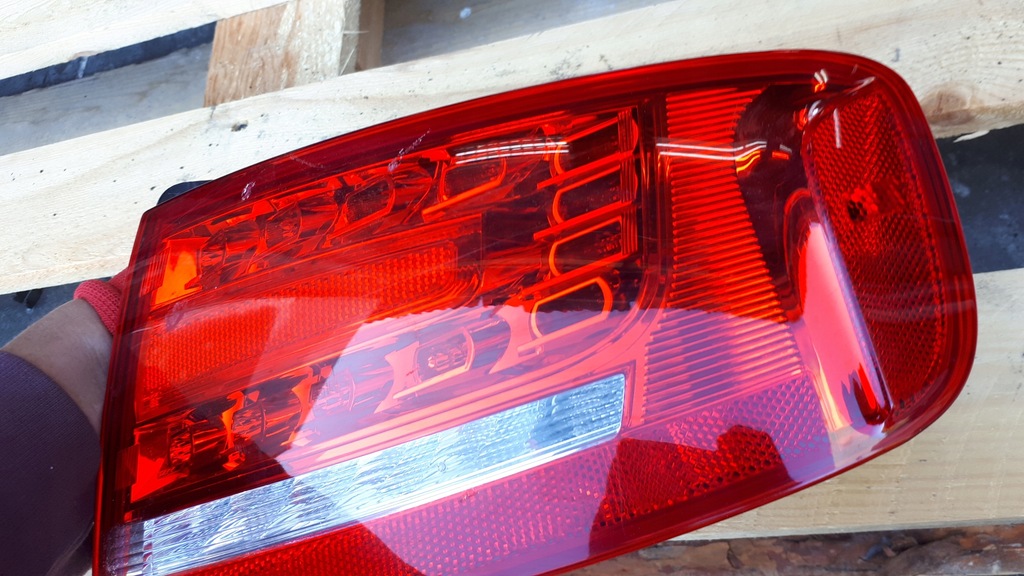 фото №10, S4 b8 a4 лампа led правая правый задняя задние w крыло usa