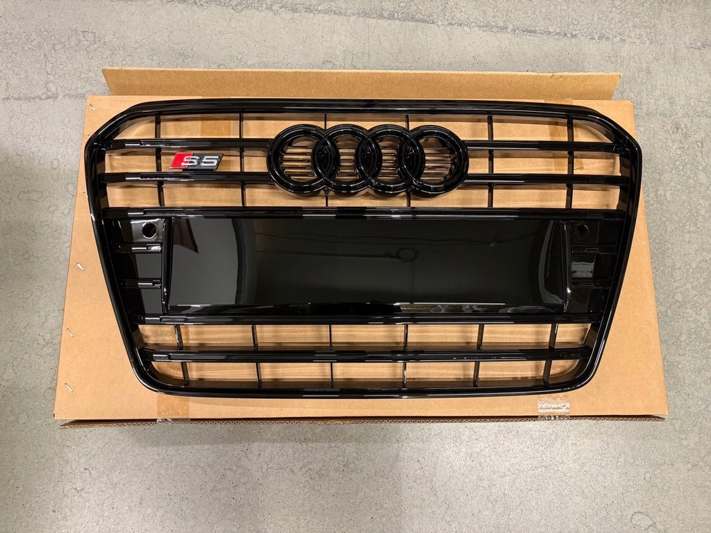 фото №12, Решётка радиатора решётка радиатора audi s5 a5 8t0 lift s-line чёрный блеск
