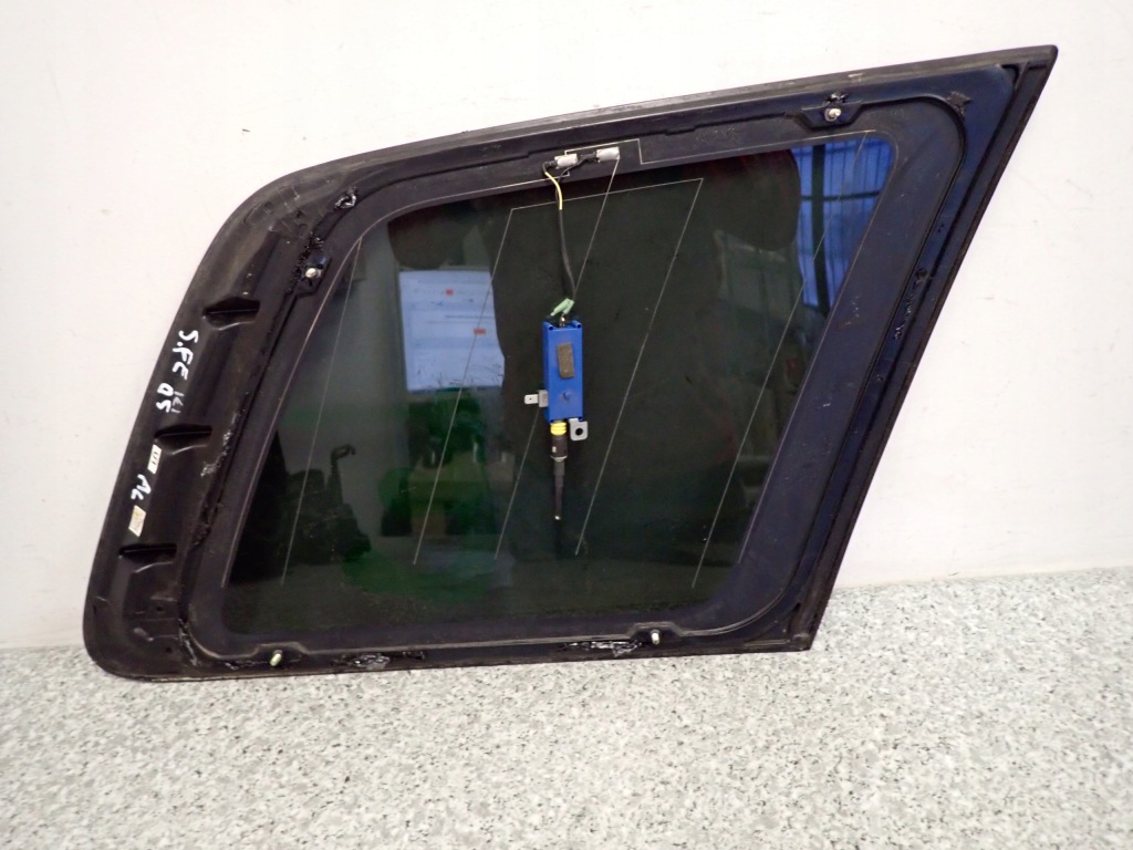 фото №5, Huyndai santa fe 01- скло задня ліва кузовна з антена