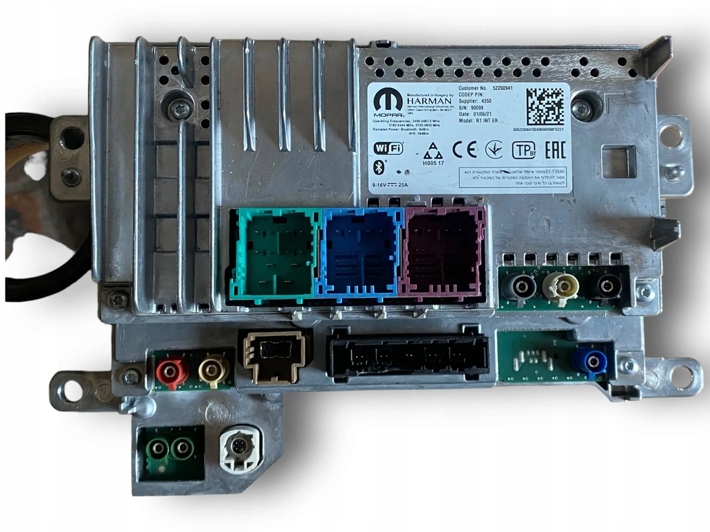 фото №1, Fiat 500e радио navi навигация модуль 52200941