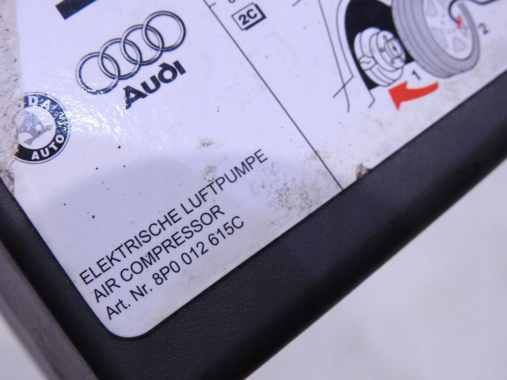 фото №5, Компресор do накачування колеса vw touran 1t3 8p0012615c