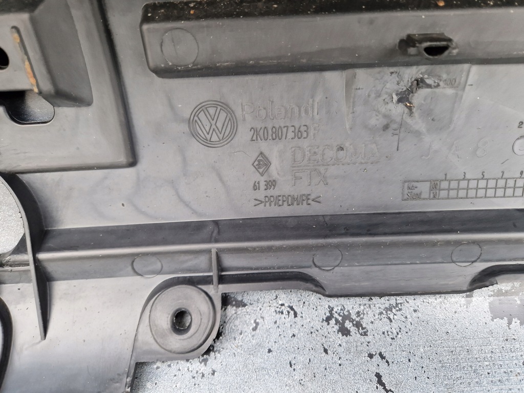 фото №7, Vw caddy 2k0 2k бампер задня задній 2k0807421c