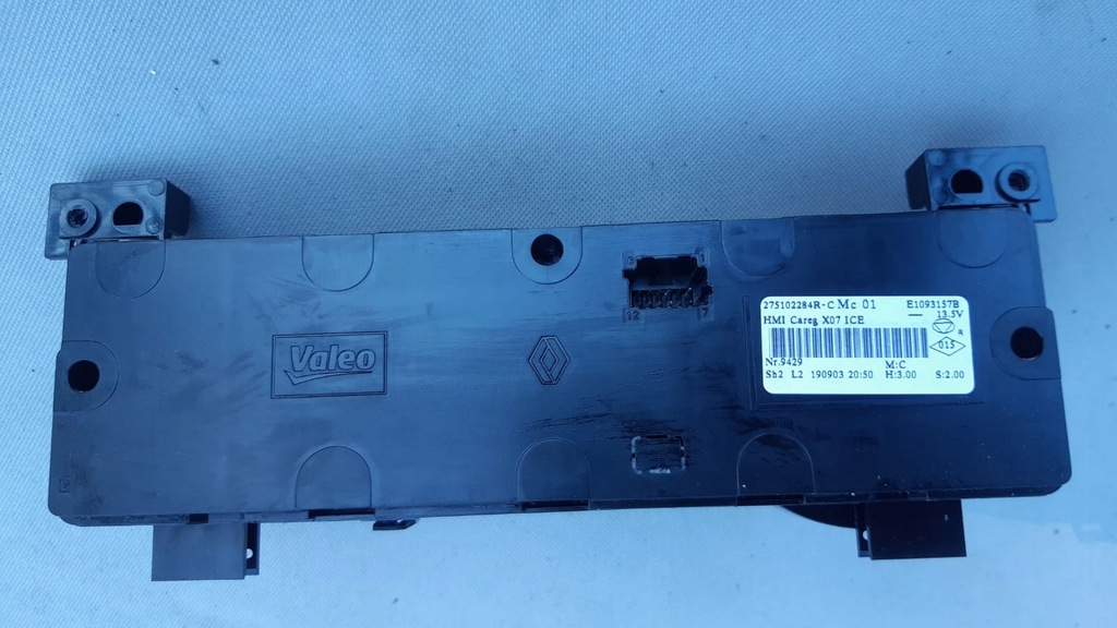 фото №2, Панель кондиционера dacia sandero ii lift