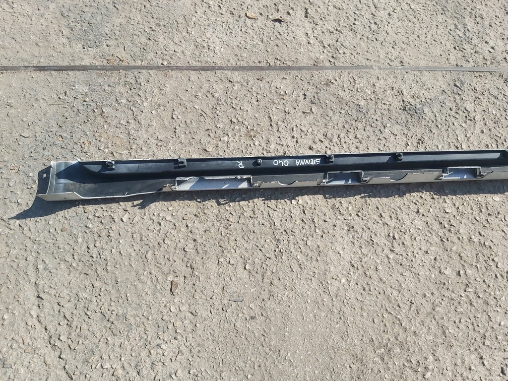 фото №5, Toyota sienna 11-20 молдинг порог накладка правая 75851-08900