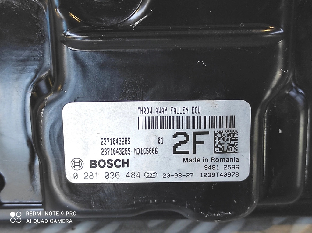 фото №7, Renault kangoo ii lift 1.5 blue dci 2020 бортовий комп'ютер блок керування двигуна