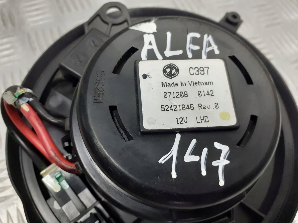 фото №3, Вентилятор обдув alfa romeo 147 52421846