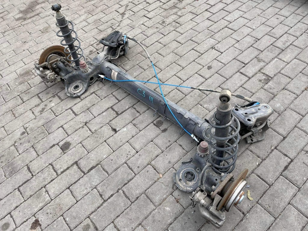 фото №1, Citroen c3 iii oś задня балка підвіска комплектна