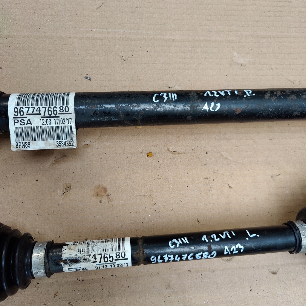 фото №4, Citroen c3 iii привідний вал ліва 9677476580