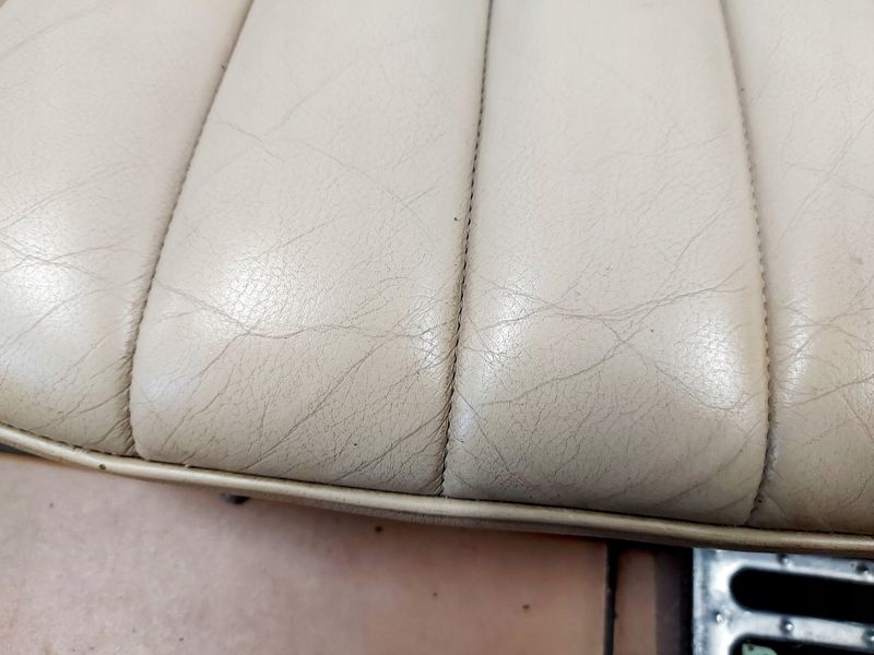 фото №10, Peugeot 407 sedan заднее сиденье светлая кожа задняя задняя спинка сиденье комплект